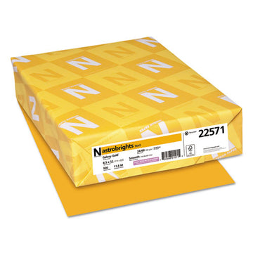 Astrobrights® Color Paper, 24 Lb, 8.5 X 11, Galaxy Gold, 500 Sheets-ream freeshipping - TVN Wholesale